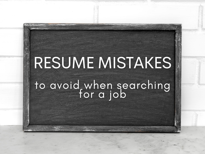 5 Resume Mistakes to Avoid When Searching for a Job After Law School
